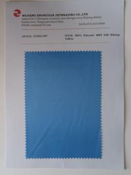 100% Polyester 400T 0.08cm Ribstop Taffeta