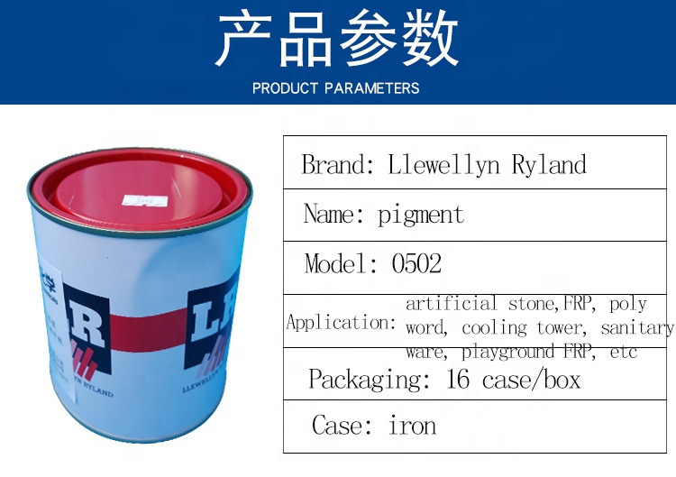 Llewellyn Ryland Pigment voor harsen / gelcoats (polyester kleurpasta)