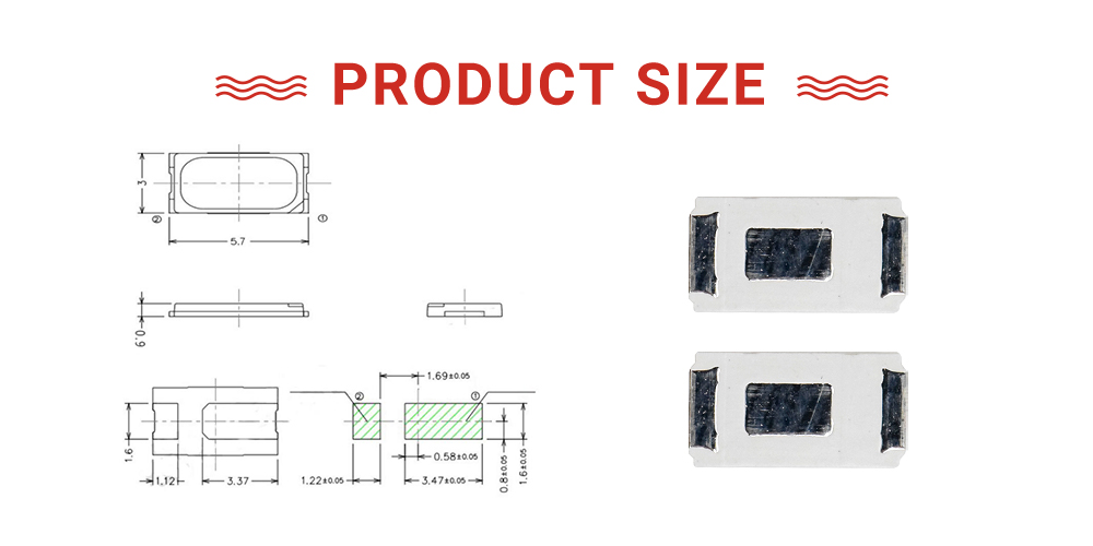 size of 660nm LED 661nm LED