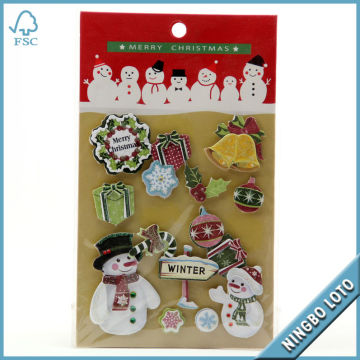 Christmas Gel Gift Stickers for Christmas Day