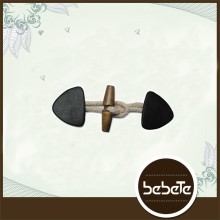 Black & Coffee horn buffalo real horn toggle button