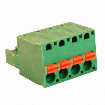 Screwless female connector, RoHS Directive-complaint