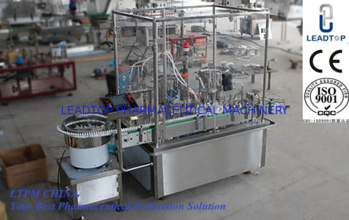 YG-60 Automatic Liquid Plastic Bottle Filling Machine with PLC Control 10-40 bottles/min