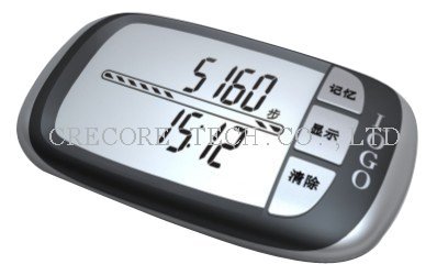 Pause Function Customized Logo 3d Sensor Pedometer Factory Direct Price