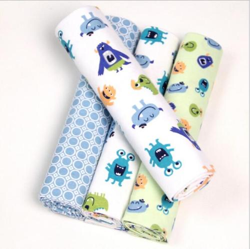 baby cotton custom cotton printed flannel fabric