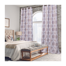 Floral Style 100% Polyester Printed Curtains - Online Store