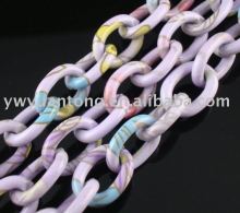 colorful decoration chains with print pattern surface