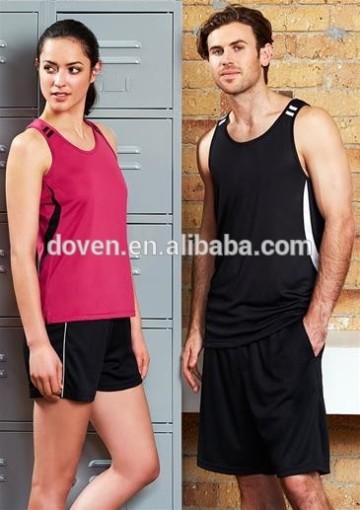 Mens singlet workout clothes