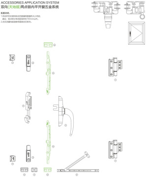 Bidirectional Two Point Inward Side Hung
