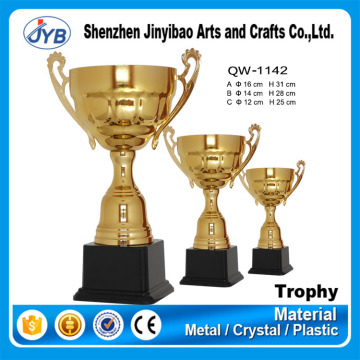 Wholesale trophy cheap metal trophy big golden trophy cup awards