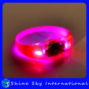 Super Bright High Quality Sound Activated Led Bracelet Promotional Led Bracelet Christmas Gift Flashing Bracelet