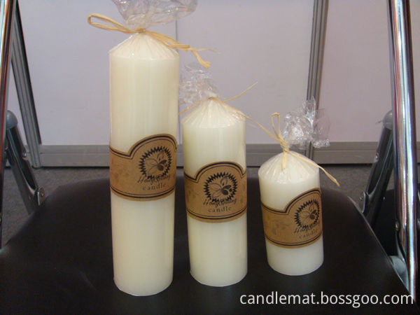 Ivory white church candle3