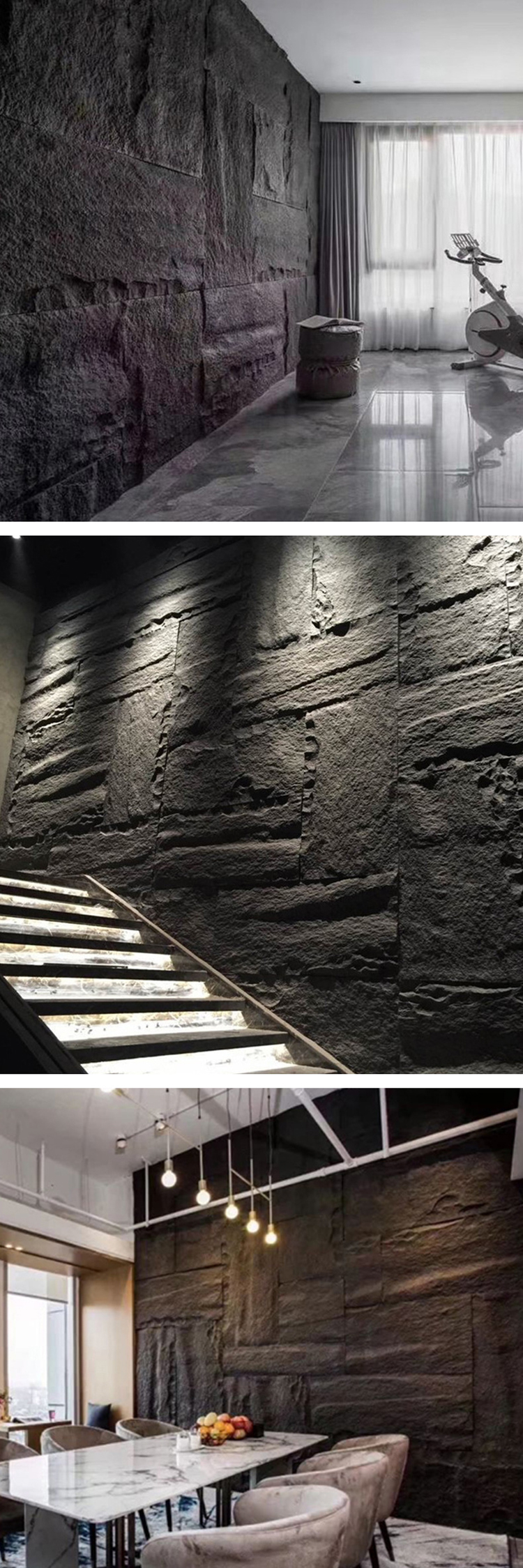 Pu Stone Panels For Indoor Wall Decoration, High Quality Pu Stone ...