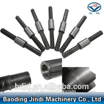 High strength steel rebar coupler in construction steel reinforcing bar coupler