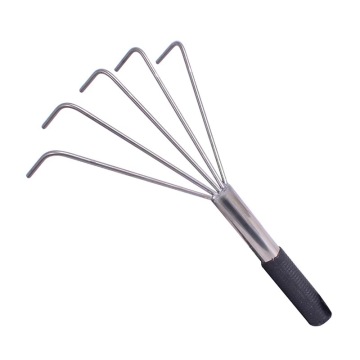 Stainless Steel Multi-Tooth Beach Rake for Agricultural and Beach Use