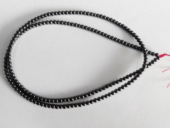 Perles rondes hématite 2MM