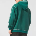 Veste à capuche pour hommes verts personnalisés