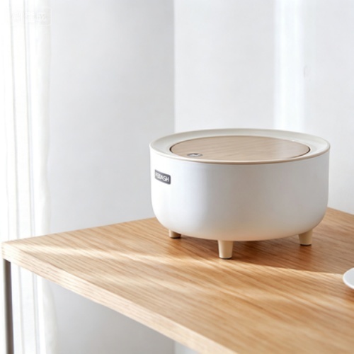 Creative Plastic Trash Can for Office and Home Desk Use