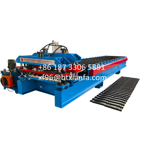 Q-Tile Leate Roof Plain Tile Iron Roll Machine