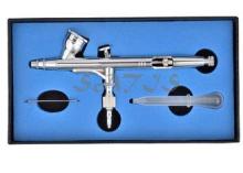 Gravity feed dual action airbrush for Art Body Makeup paint