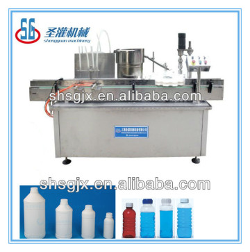 SGGX-Mouthwash filling capping machine. Disinfectant / Veterinary medicine filling machine