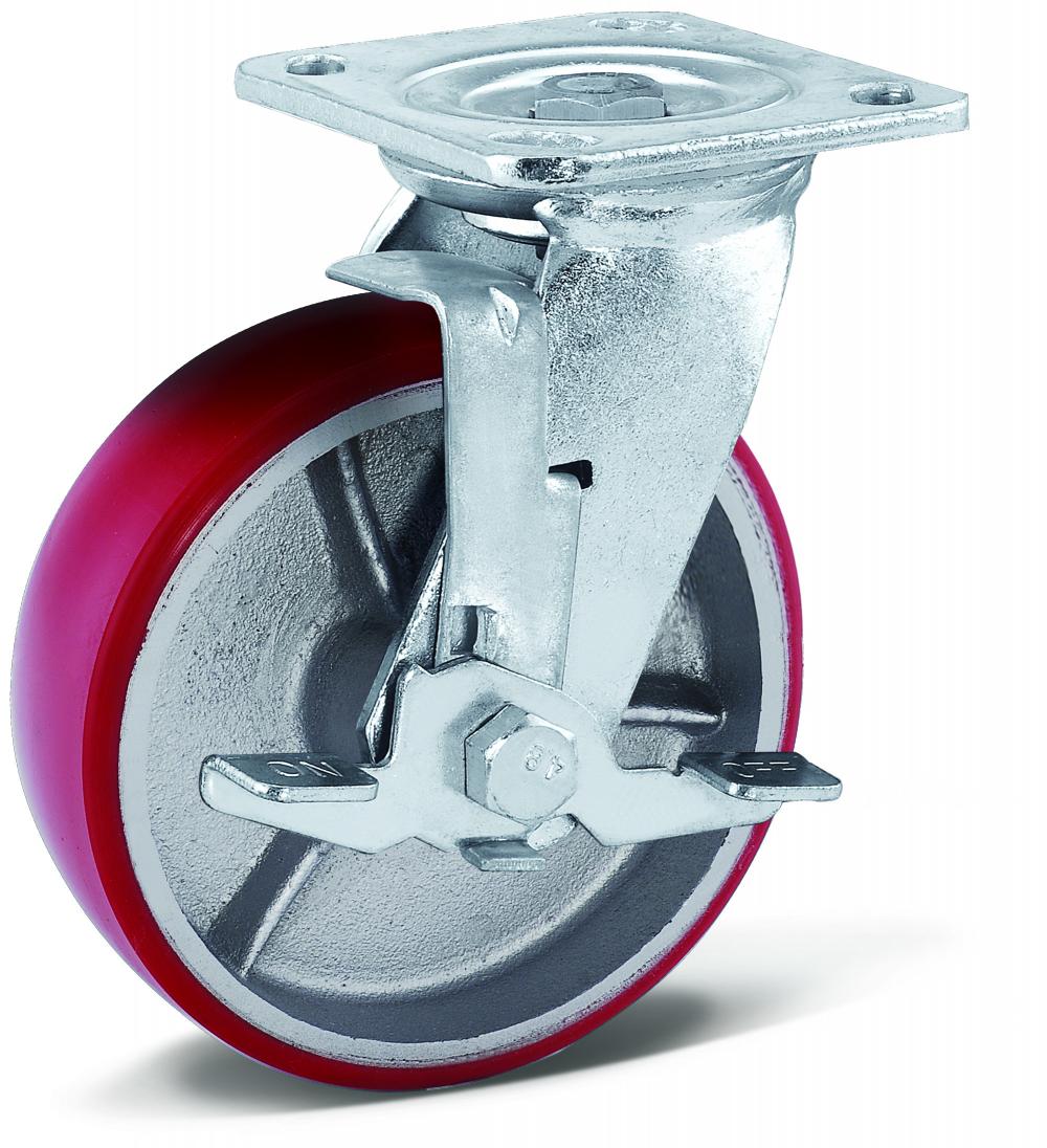 العجلات العجلات الجانبية للفرامل الحديد الزهر