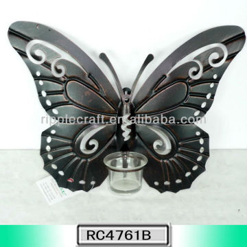 Wholesale antique butterfly design candle wall sconce