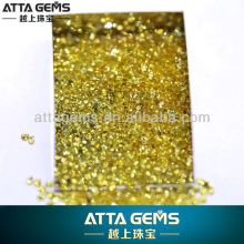 Round cut 1.25mm natural yellow sapphire prices