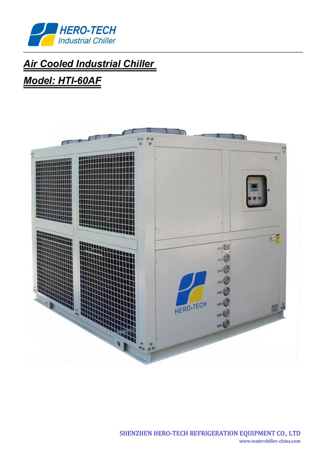 60HP Air Cooled Water Chiller with Scroll Compressor