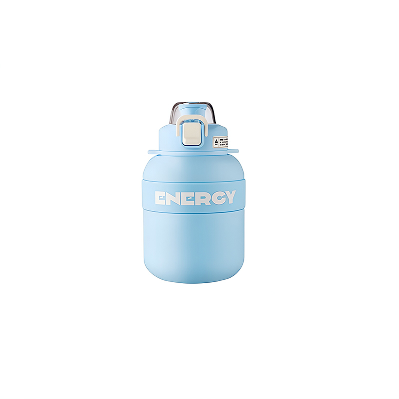 garrafa de água infantil azul 1L em aço inoxidável blue 1L stainless steel kids water bottle