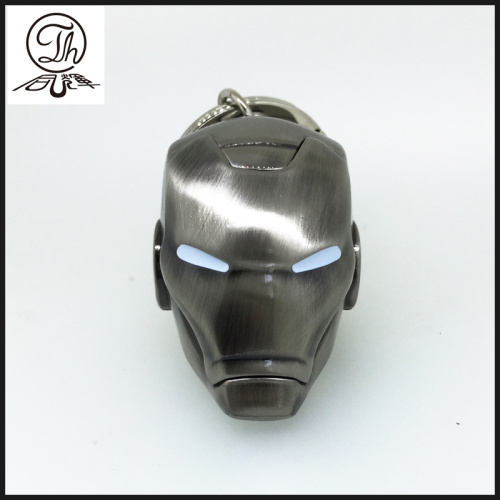 Antique design Iron Man helmet key rings