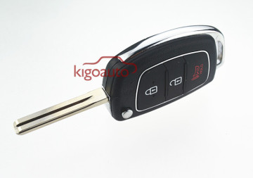 3 button flip key shell for Hyundai Elantra Genesis flip key shell