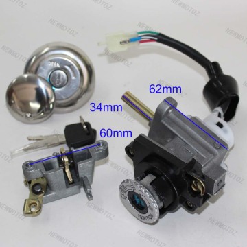 Chinese Gy6 Gas Scooter Moped Ignition Switch Key Sets 50cc-50cc
