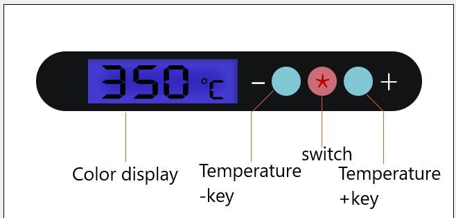 BAKON SBK936Z Small Digital display in-line soldering iron