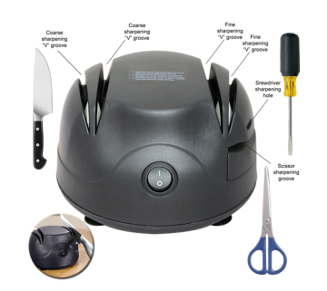 Practical and efficient electric knife sharpener