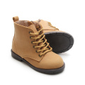 Brown Horse Fashion Leather Kids Boots