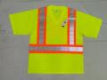 EN471 Odblaskowa koszulka z długimi rękawami w kolorze limonki