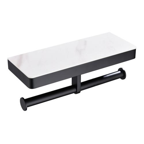 Toilet Paper Roll Holder With Slabstone shelf