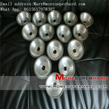 11v9 flaring cup diamond/CBN fluting grooving wheel  Mary@moresuperhard.com