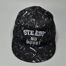 5 Panels Floral Printed Logo Snapback Caps