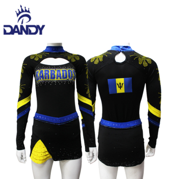 Custom royal blue youth cheer outfits
