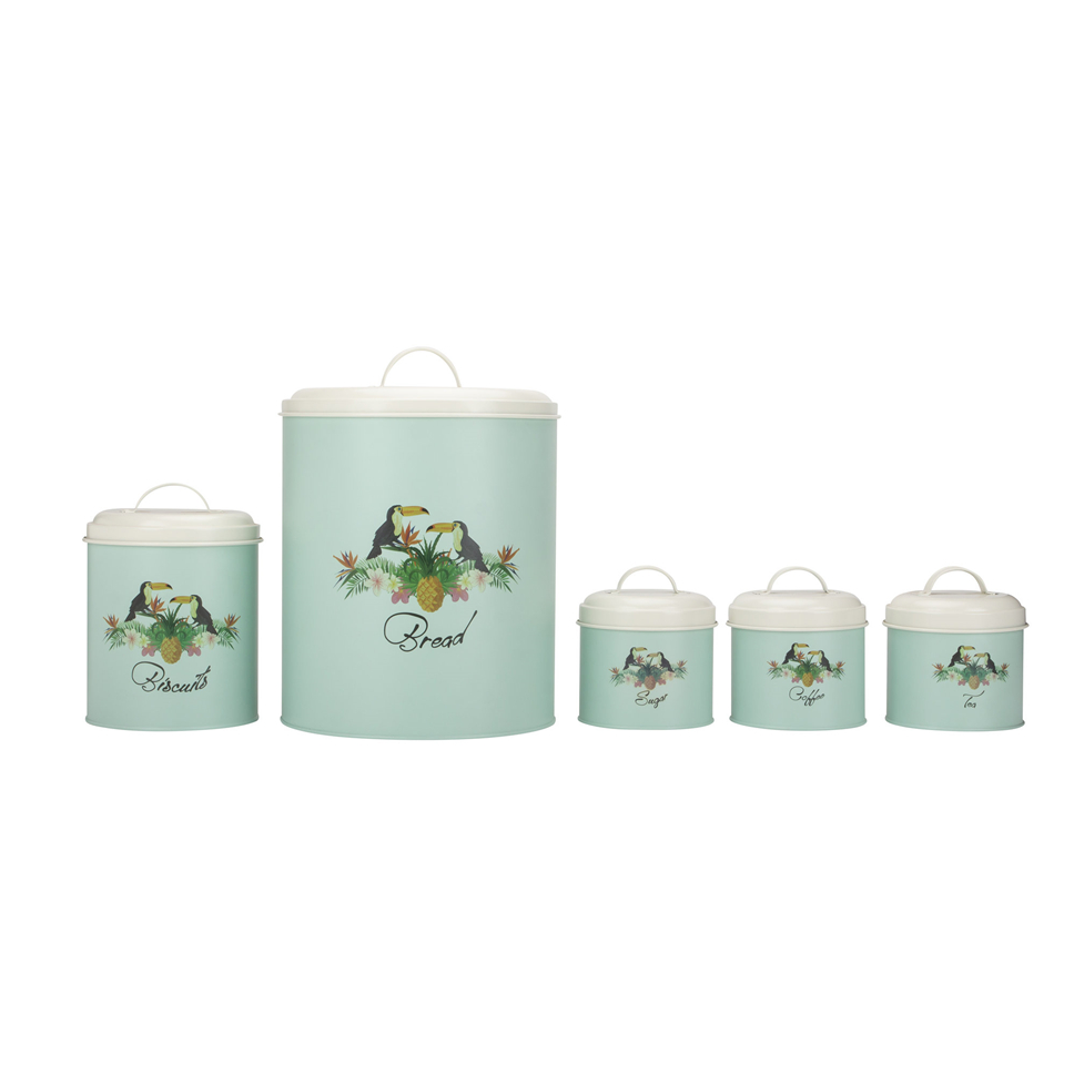 Gourmet Kitchen Storage Canister 5 Piece Set