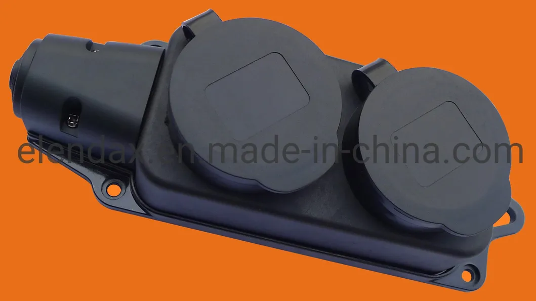 Промышленная резиновая розетка европейского стандарта с 3 розетками (P6310F)