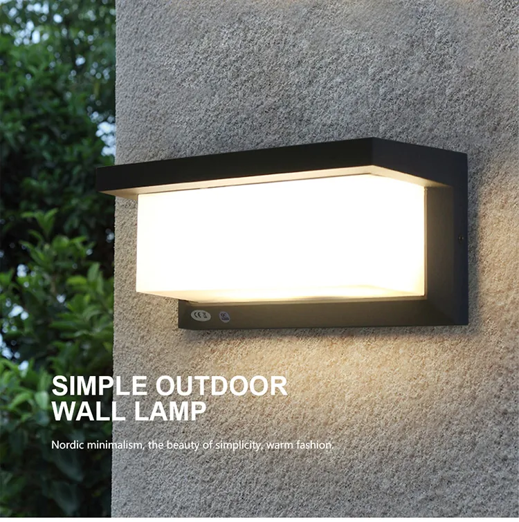 24W Waterproof Outdoor Wall Light for Elegant Gardens