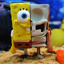 Anatomical Spongebob SquarePants Blind Box Toys Series 1