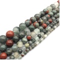 20 mm Bloodstone Chakra Gemstone Boules pour le soulagement du stress Méditation Équilibrant la décoration de la maison Balques Crystal sphères polies