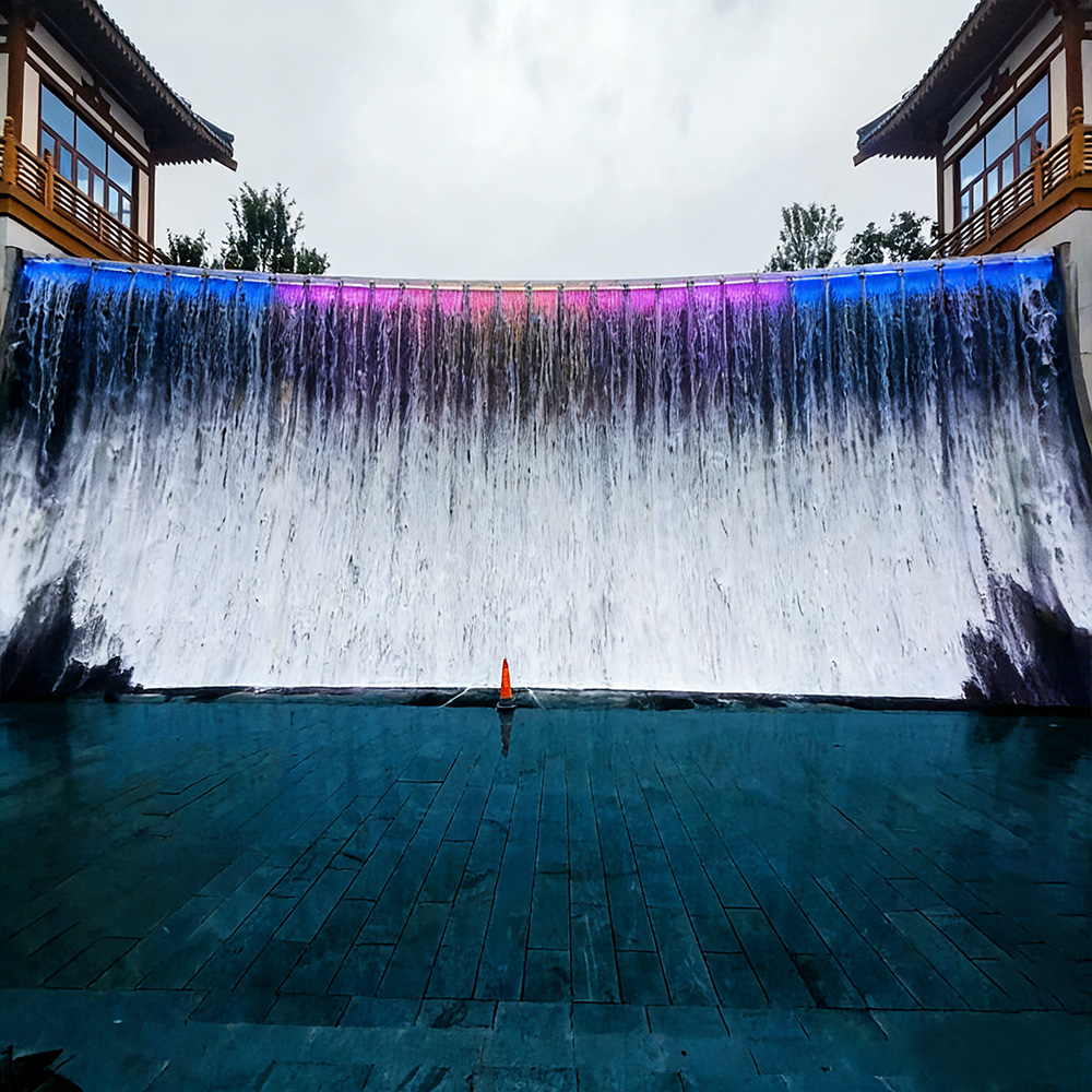 پانی کا پردہ آبشار Water curtain waterfall