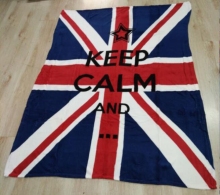 National Flag Printing Fleece Blanket