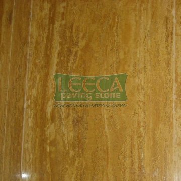 Iran yellow stone polished travertine