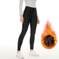 Winter Thick Warm Black Full Silicone Equestrian Leggings